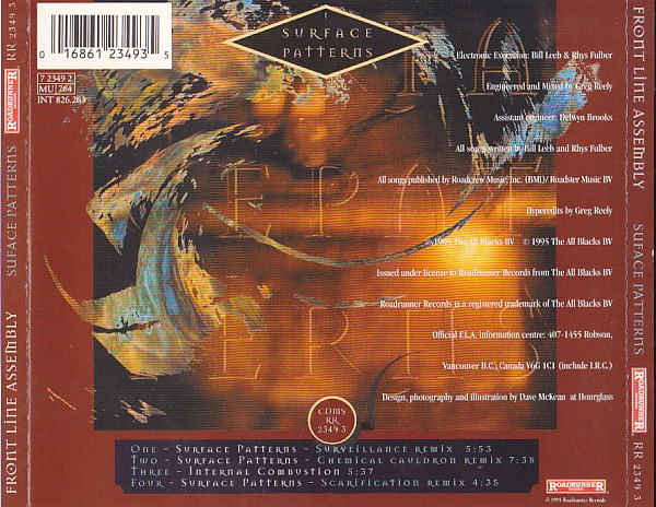 Front Line Assembly - Surface Patterns | Roadrunner Records (RR 2349 3) - 2
