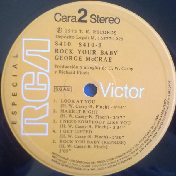 George McCrae - Rock Your Baby | RCA Victor (8410) - 4 George McCrae - Rock Your Baby | RCA Victor (8410) - 4