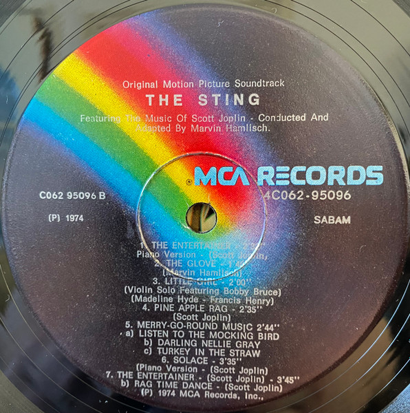 Marvin Hamlisch - The Sting (Original Motion Picture Soundtrack) | MCA Records (4C062-95096) - 3 Marvin Hamlisch - The Sting (Original Motion Picture Soundtrack) | MCA Records (4C062-95096) - 3