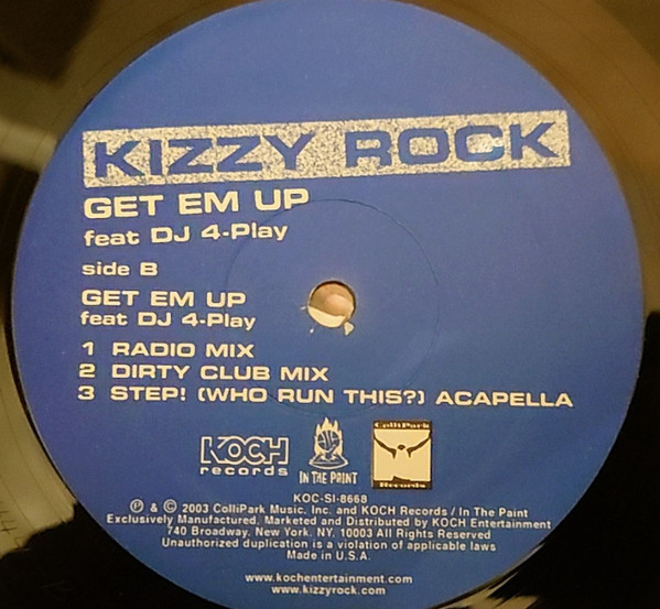 DJ Kizzy Rock - Step! (Who Run This?) | Koch Records (KOC-SI-8668) - 4