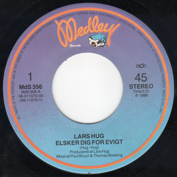 Lars H.U.G. - Elsker Dig For Evigt | Medley Records (MdS 356) - 3