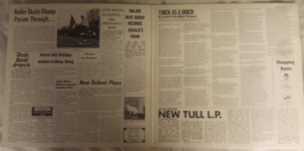Jethro Tull - Thick As A Brick | Chrysalis (CHR 1003) - 2