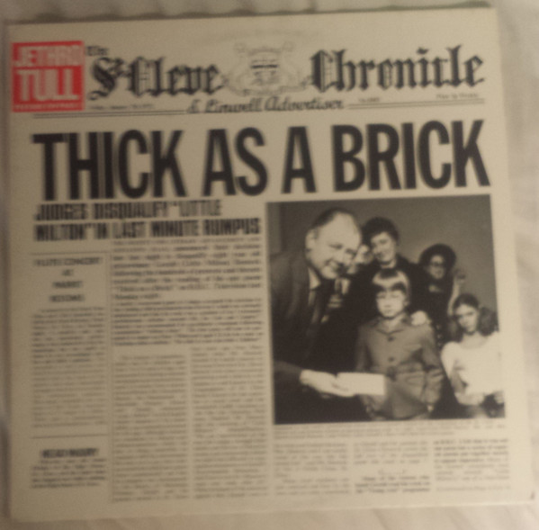 Jethro Tull - Thick As A Brick | Chrysalis (CHR 1003) - main