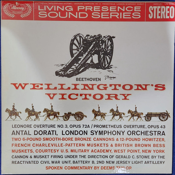 Ludwig van Beethoven / Antal Dorati , London Symphony Orchestra - Wellington's Victory / Leonore Overture No.3 Opus 72A / Prometheus Overture, Opus 43 | Mercury Living Presence (LPS 9000)