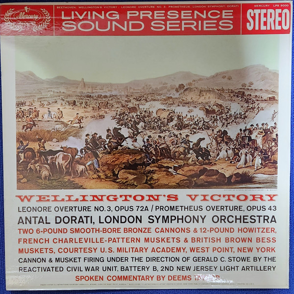 Ludwig van Beethoven / Antal Dorati , London Symphony Orchestra - Wellington's Victory / Leonore Overture No.3 Opus 72A / Prometheus Overture, Opus 43 | Mercury Living Presence (LPS 9000) - 2 Ludwig van Beethoven / Antal Dorati , London Symphony Orchestra - Wellington's Victory / Leonore Overture No.3 Opus 72A / Prometheus Overture, Opus 43 | Mercury Living Presence (LPS 9000) - 2