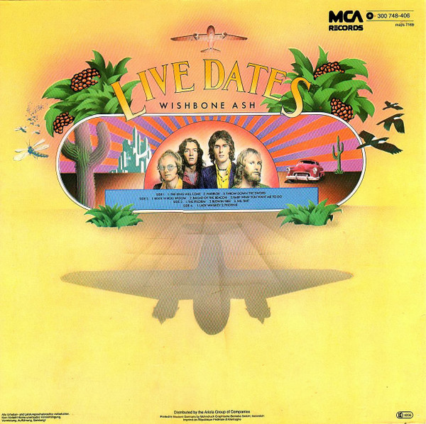 Wishbone Ash - Live Dates | MCA Records (300 748-406) - main Wishbone Ash - Live Dates | MCA Records (300 748-406) - main