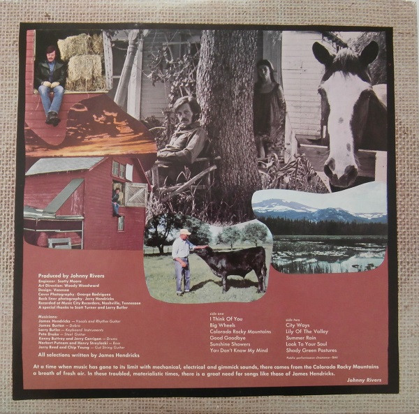 Jim Hendricks - Songs Of James Hendricks | Soul City (SCS-92003) - 3