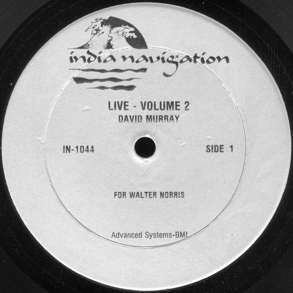 David Murray - Live - Volume 2 | India Navigation (IN 1044) - 3