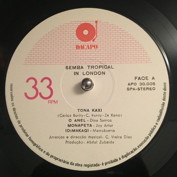 Semba Tropical - Angola | Dacapo (APO 30005)