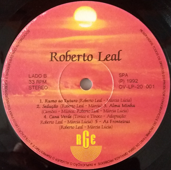Roberto Leal - Rumo Ao Futuro | Ovação (OV-LP-20 001) - 3 Roberto Leal - Rumo Ao Futuro | Ovação (OV-LP-20 001) - 3