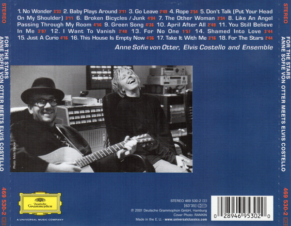 Anne Sofie Von Otter Meets Elvis Costello - For The Stars | Deutsche Grammophon (469 530-2) - 2
