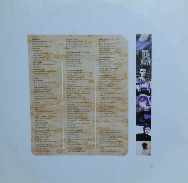 Peter Gabriel - Shaking The Tree: Twelve Golden Greats | Virgin (PGTV 6) - 4 Peter Gabriel - Shaking The Tree: Twelve Golden Greats | Virgin (PGTV 6) - 4