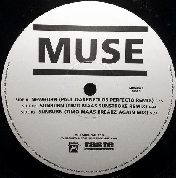 Muse - New Born (Paul Oakenfold's Perfecto Remix) | Mushroom (MUSH92T) - 4