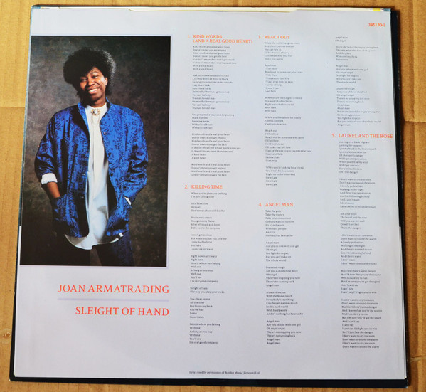 Joan Armatrading - Sleight Of Hand | A&M Records (395130- 1) - 4 Joan Armatrading - Sleight Of Hand | A&M Records (395130- 1) - 4
