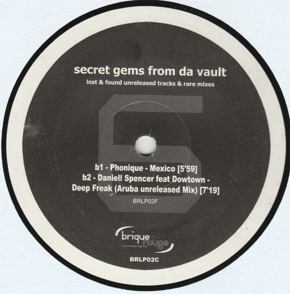 Various - Secret Gems From Da Vault Part 6 | Brique Rouge (BRLP02F) - 3