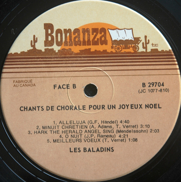 Les Baladins - Vous Chantent Noël | Bonanza (B 29704) - 4 Les Baladins - Vous Chantent Noël | Bonanza (B 29704) - 4