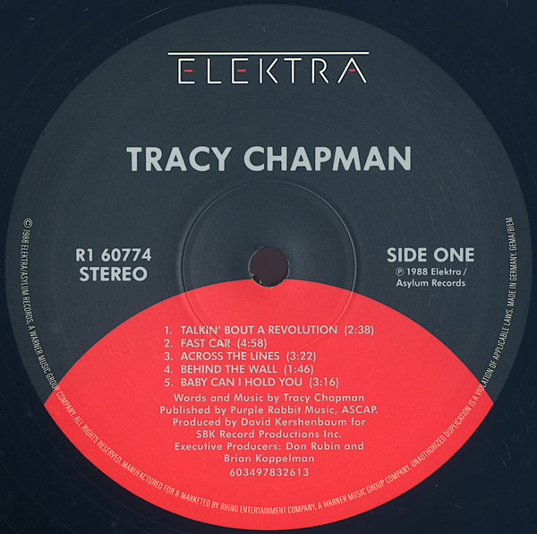 Tracy Chapman - Tracy Chapman | Elektra (603497832613) - 3 Tracy Chapman - Tracy Chapman | Elektra (603497832613) - 3