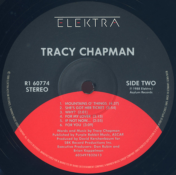 Tracy Chapman - Tracy Chapman | Elektra (603497832613) - 4 Tracy Chapman - Tracy Chapman | Elektra (603497832613) - 4