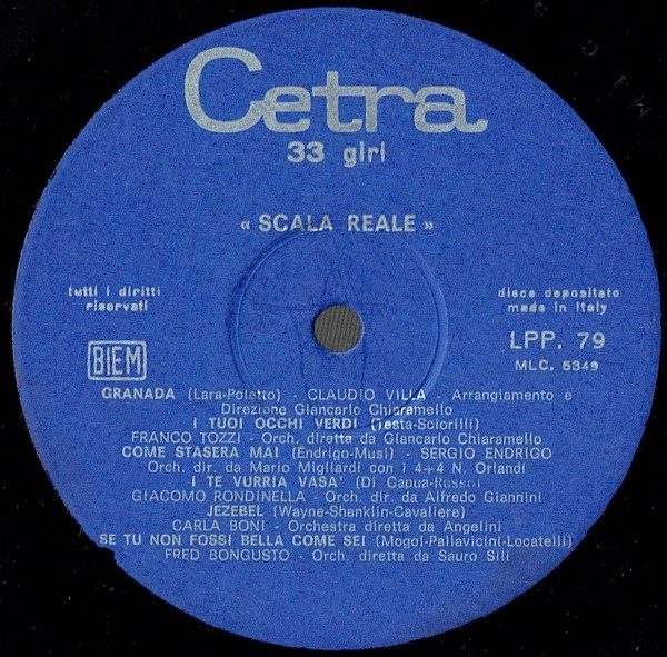 Various - Scala Reale | Cetra (LPP 79) - 3