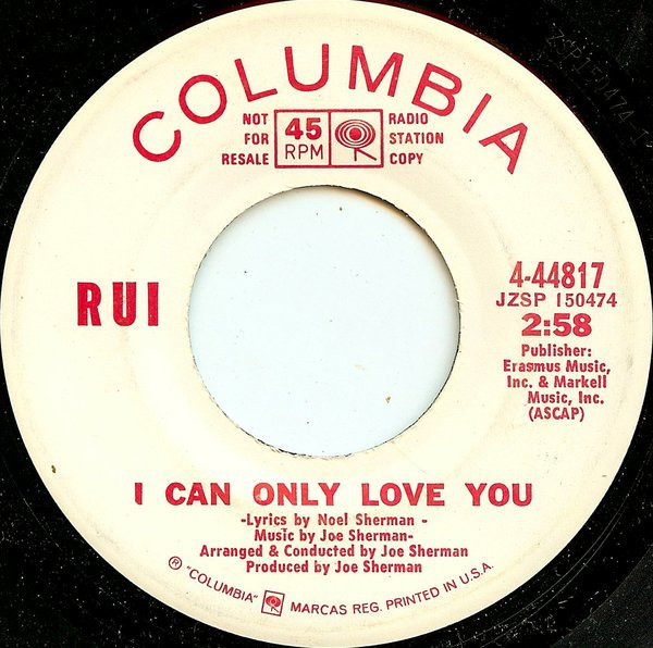 Rui - Life On Mars (Love On Earth) | Columbia (4-44817) - 2