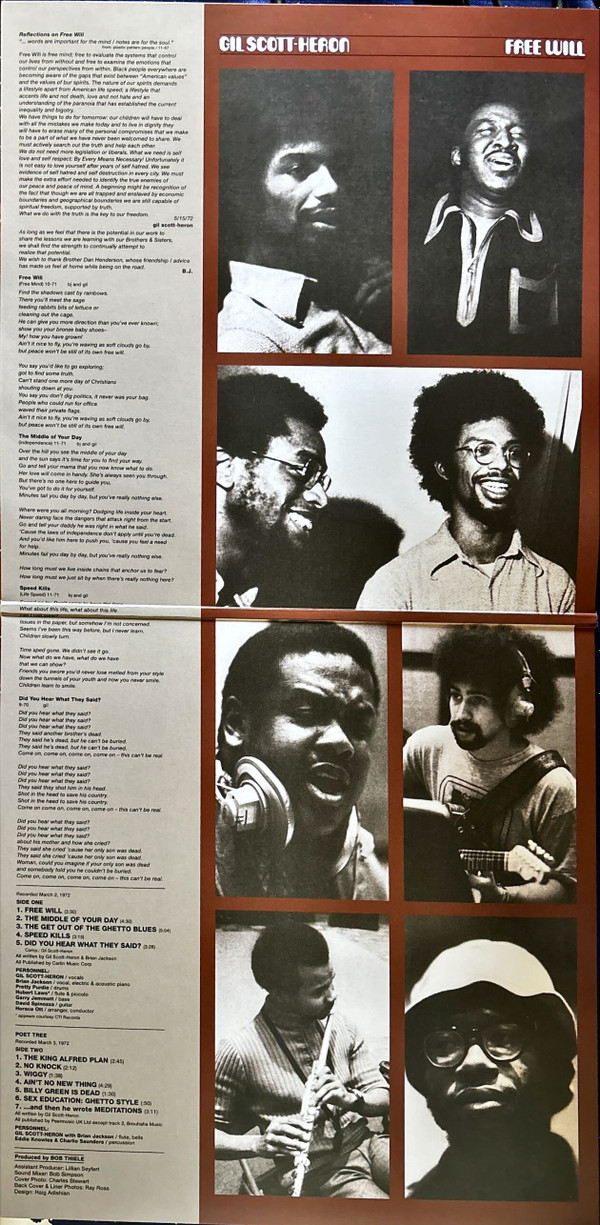 Gil Scott-Heron - Free Will | BGP Records (XXQLP 126) - 2 Gil Scott-Heron - Free Will | BGP Records (XXQLP 126) - 2