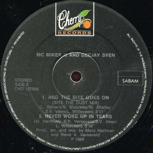 MC Miker G. & DJ Sven - And The Bite Goes On / Never Woke Up In Tears | Cherry Records (CHD 127908) - 4 MC Miker G. & DJ Sven - And The Bite Goes On / Never Woke Up In Tears | Cherry Records (CHD 127908) - 4