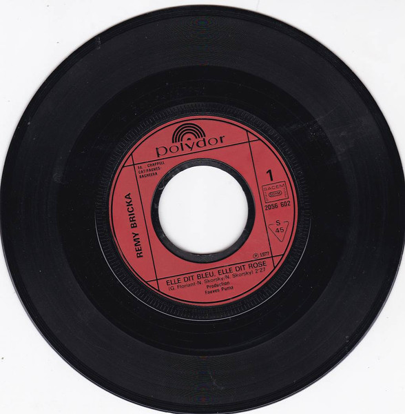 Rémy Bricka - Elle Dit Bleu, Elle Dit Rose | Polydor (2056 602) - 3
