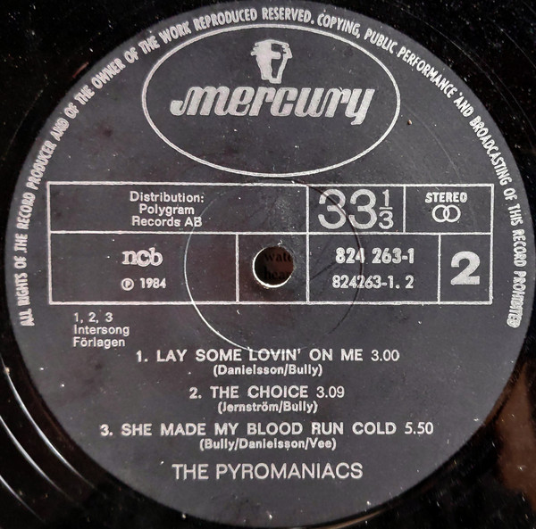 The Pyromaniacs - The Pyromaniacs | Mercury (824 263-1) - 4
