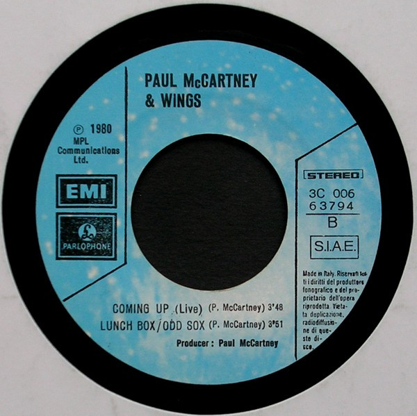 Paul McCartney - Coming Up | MPL (3C 006 63794) - 4 Paul McCartney - Coming Up | MPL (3C 006 63794) - 4