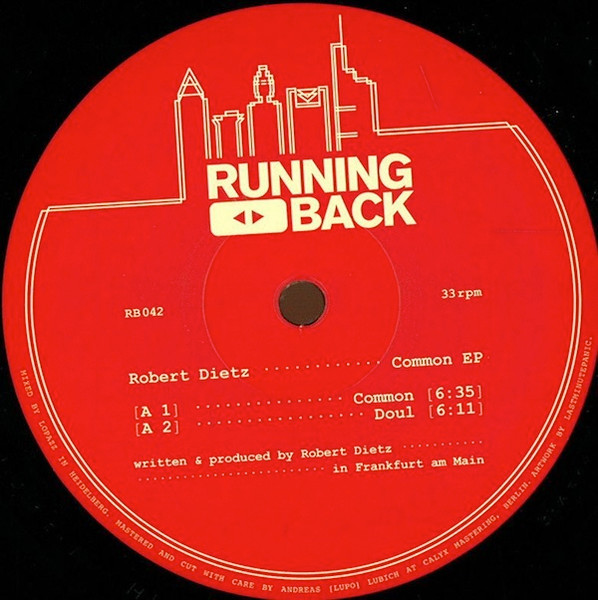 Robert Dietz - Common EP | Running Back (RB042) - main Robert Dietz - Common EP | Running Back (RB042) - main