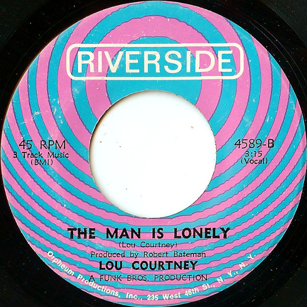 Lou Courtney - Do The Thing / The Man Is Lonely | Riverside Records (4589) - 2
