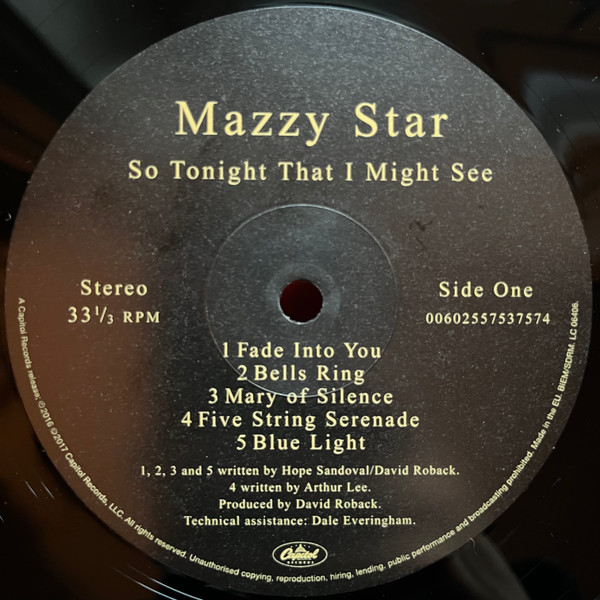 Mazzy Star - So Tonight That I Might See | Capitol Records (00602557537574) - 3 Mazzy Star - So Tonight That I Might See | Capitol Records (00602557537574) - 3