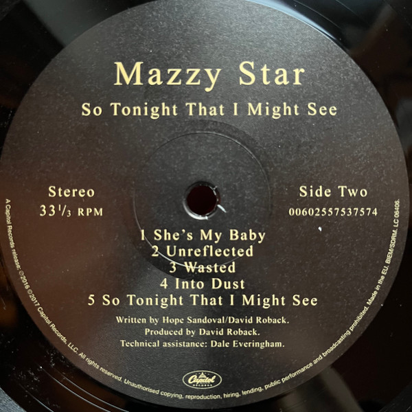 Mazzy Star - So Tonight That I Might See | Capitol Records (00602557537574) - 4 Mazzy Star - So Tonight That I Might See | Capitol Records (00602557537574) - 4