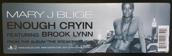 Mary J. Blige Featuring Brook - Enough Cryin | Geffen Records (B0007083-11) - main