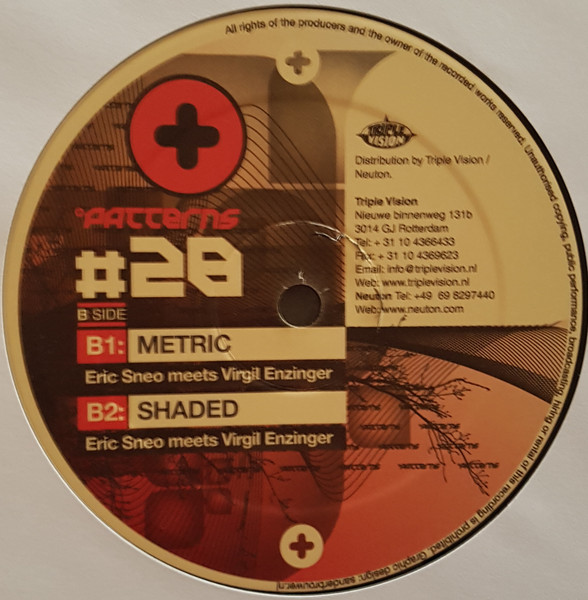 Eric Sneo Meets Virgil Enzinger - Dynamic Flow EP | Patterns (PATRN 028) - 3