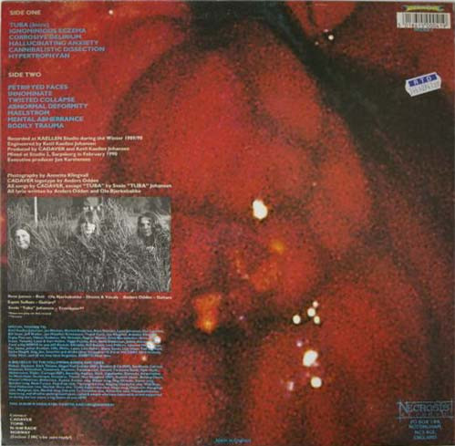 Cadaver - Hallucinating Anxiety | Necrosis Records (NECRO 4) - 2 Cadaver - Hallucinating Anxiety | Necrosis Records (NECRO 4) - 2
