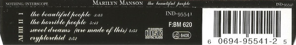 Marilyn Manson - The Beautiful People | Nothing Records (IND-95541) - 2
