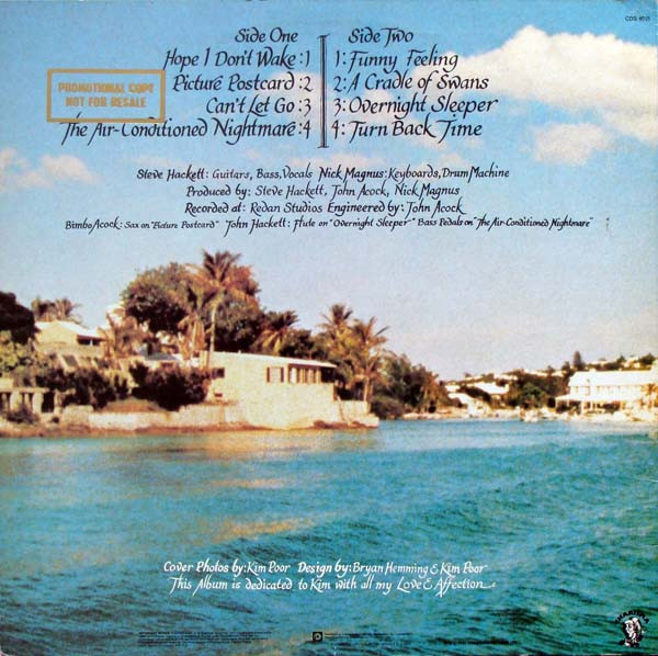 Steve Hackett - Cured | Charisma (CDS 4021) - 2