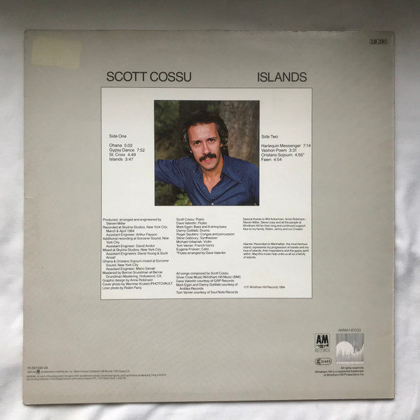Scott Cossu - Islands | Windham Hill Records (AMWH-61033) - 2
