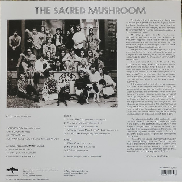 The Sacred Mushroom - The Sacred Mushroom | Charly Records (CHARLY640LP) - 2