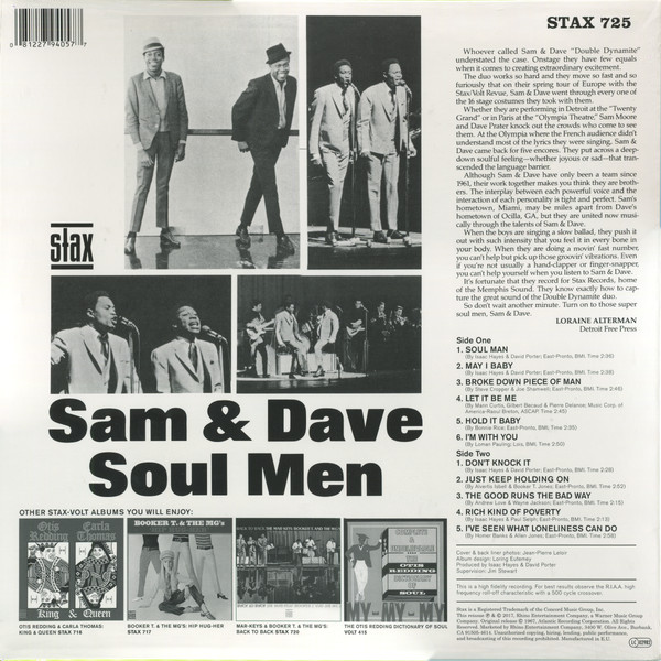 Sam & Dave - Soul Men | Stax (081227940577) - 2 Sam & Dave - Soul Men | Stax (081227940577) - 2