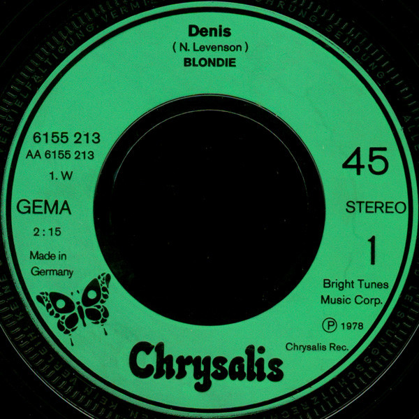 Blondie - Denis | Chrysalis (6155 213) - 3