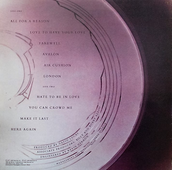 Alessi - All For A Reason | A&M Records (SLAM 68446) - 2 Alessi - All For A Reason | A&M Records (SLAM 68446) - 2