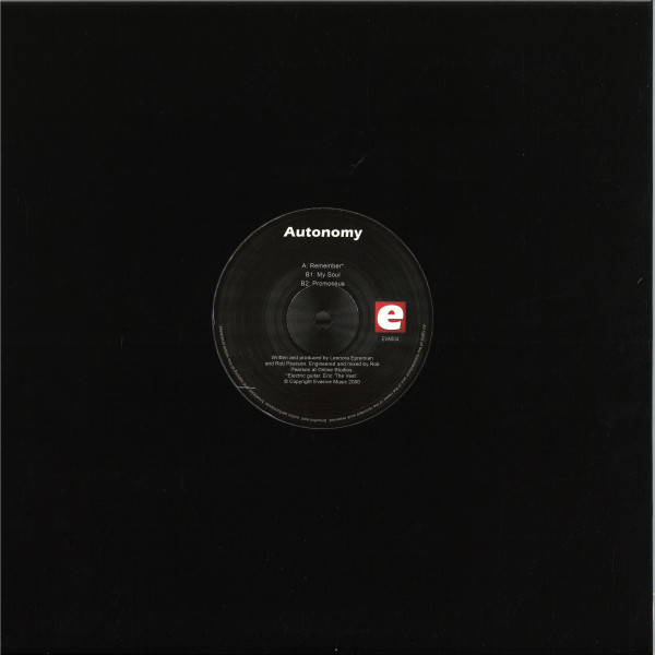 Autonomy - Autonomy | Evasive Records (EVA004) - 2