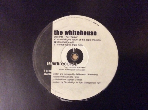 The Whitehouse - The Theme | Reverb Records (BNOISE 11P) - main