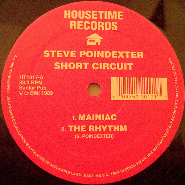 Steve Poindexter - Short Circuit | Housetime Records (HT1017)