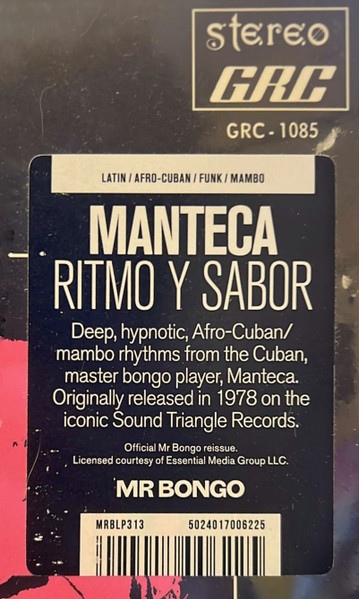 Manteca - Ritmo Y Sabor | Mr Bongo (MRBLP313) - 3