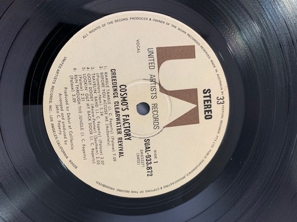 Creedence Clearwater Revival - Cosmo's Factory | United Artists Records (SUAL-933,872) - 4