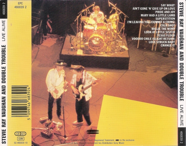 Stevie Ray Vaughan & Double Trouble - Live Alive | Epic (466839 2) - 3