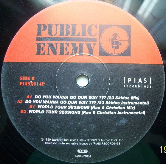 Public Enemy - Poison Remixes | [PIAS] Recordings (PIASX014P) - 2
